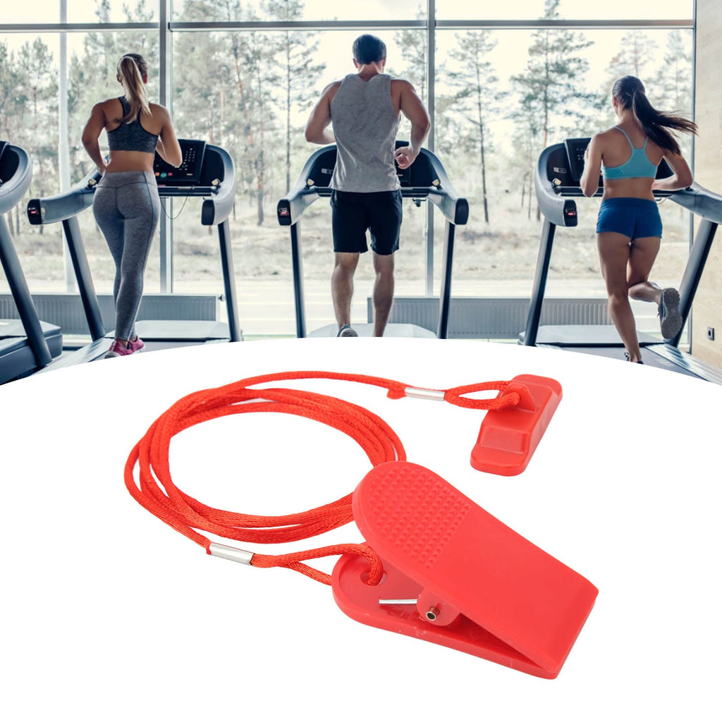 Treadmill Security Key 2PCS Treadmill Universal Security Key Running Machine Key Magnet Treadmill Key Rectangle Red Retreadmill