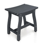 SUEH DESIGN Shower Bench HIPS Shower Chair Waterproof Shower Stool for Inside Shower Spa Shower Seat for Adults Elderly Indoor Outdoor Black