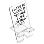 vizuzi Funny Cell Phone Holder Office Phone Stand Office Humor Gifts Home Office Phone Stand Humorous Phone Stands Gag Office Gifts for Women Men Coworkers Boss Cell Phone Stands ZAA2