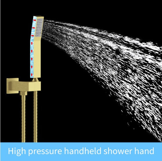 Shower System Shower Mixer Combo Set Wall-mounted