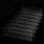 8PCS Under Bed Blocker for Pets Clear Toy Blocker for Under Couch Stop Pets Toys Going Under Furniture Bed or Sofa Couch Gap Bumper for Under Bed for Pets King Size Bed 6" Height 162" Length