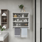 B1 Closet Organizer System: Wall Mounted Closet Organizers and Storage Walk in Closet System Closet Rack and Shelving Modern Closet Storage for Bedroom 31.49''W x 16.04''D x 31.49''H
