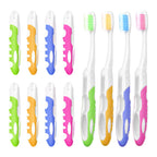 EasyHonor Travel Toothbrush Bulk Folding Toothbrush with Toothbrush BoxSoft Potable Travel Size Toothbrush Individually Wrapped Toothbrush for Travel Camping School Home Supplies.(20 Pcs)