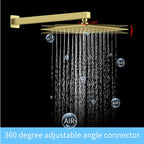 Shower System Shower Mixer Combo Set Wall-mounted