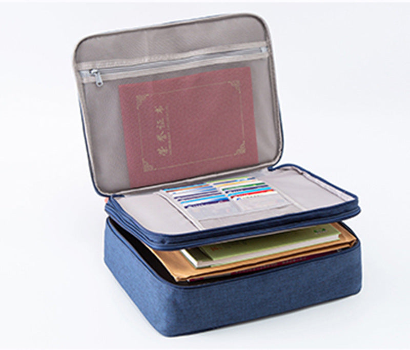 Large-Capacity Multi-Function Document Storage Bag