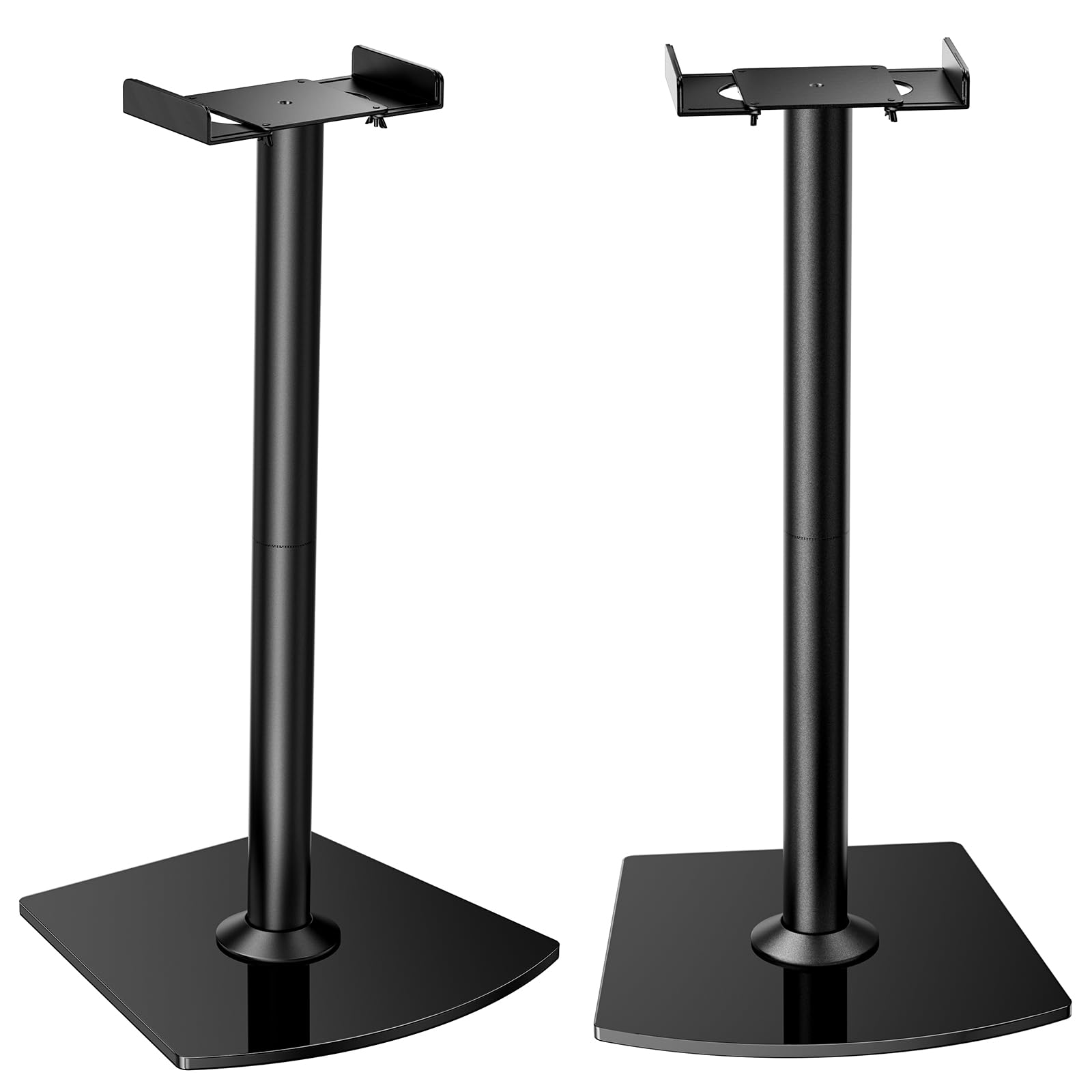Perlegear Universal Speaker Stands Pair with Cable Management 33.6 inch Speakers Stands for Bookshelf Speakers Satellite Speakers & Surround Sound Speaker Holds to 22lbs (PGSS2)
